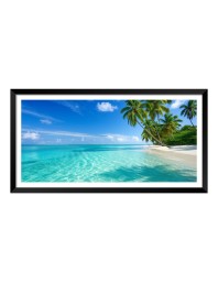 Nature Landscape Floating Frame Scenery Digital Print - 12x24 inch Modern Nature Wall Art for Living Room, Bedroom, Office, Hotels, Drawing Room