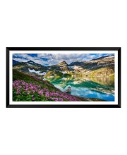 Nature Landscape Floating Frame Scenery Digital Print - 12x24 inch Modern Nature Wall Art for Living Room, Bedroom, Office, Hotels, Drawing Room