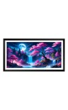 Nature Landscape Floating Frame Scenery Digital Print - 12x24 inch Modern Nature Wall Art for Living Room, Bedroom, Office, Hotels, Drawing Room Nature Landscape Floating Frame Scenery Digital Print - 12x24 inch Modern Nature Wall Art for Living Room, Bedroom, Office, Hotels, Drawing Room