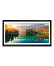 Nature Landscape Floating Frame Scenery Digital Print - 12x24 inch Modern Nature Wall Art for Living Room, Bedroom, Office, Hotels, Drawing Room