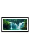 Nature Landscape Floating Frame Scenery Digital Print - 12x24 inch Modern Nature Wall Art for Living Room, Bedroom, Office, Hotels, Drawing Room