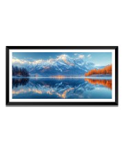 Nature Landscape Floating Frame Scenery Digital Print - 12x24 inch Modern Nature Wall Art for Living Room, Bedroom, Office, Hotels, Drawing Room