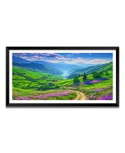 Nature Landscape Floating Frame Scenery Digital Print - 12x24 inch Modern Nature Wall Art for Living Room, Bedroom, Office, Hotels, Drawing Room