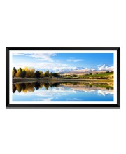 Nature Landscape Floating Frame Scenery Digital Print - 12x24 inch Modern Nature Wall Art for Living Room, Bedroom, Office, Hotels, Drawing Room