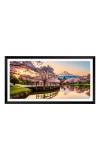 Nature Landscape Floating Frame Scenery Digital Print - 12x24 inch Modern Nature Wall Art for Living Room, Bedroom, Office, Hotels, Drawing Room Nature Landscape Floating Frame Scenery Digital Print - 12x24 inch Modern Nature Wall Art for Living Room, Bedroom, Office, Hotels, Drawing Room