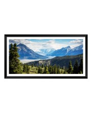 Nature Landscape Floating Frame Scenery Digital Print - 12x24 inch Modern Nature Wall Art for Living Room, Bedroom, Office, Hotels, Drawing Room