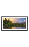 Nature Landscape Floating Frame Scenery Digital Print - 12x24 inch Modern Nature Wall Art for Living Room, Bedroom, Office, Hotels, Drawing Room