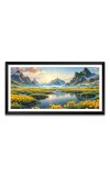 Nature Landscape Floating Frame Scenery Digital Print - 12x24 inch Modern Nature Wall Art for Living Room, Bedroom, Office, Hotels, Drawing Room Nature Landscape Floating Frame Scenery Digital Print - 12x24 inch Modern Nature Wall Art for Living Room, Bedroom, Office, Hotels, Drawing Room