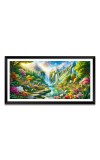 Nature Landscape Floating Frame Scenery Digital Print - 12x24 inch Modern Nature Wall Art for Living Room, Bedroom, Office, Hotels, Drawing Room Nature Landscape Floating Frame Scenery Digital Print - 12x24 inch Modern Nature Wall Art for Living Room, Bedroom, Office, Hotels, Drawing Room