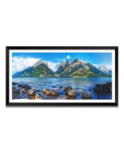 Nature Landscape Floating Frame Scenery Digital Print - 12x24 inch Modern Nature Wall Art for Living Room, Bedroom, Office, Hotels, Drawing Room