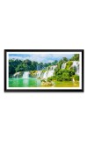 Nature Landscape Floating Frame Scenery Digital Print - 12x24 inch Modern Nature Wall Art for Living Room, Bedroom, Office, Hotels, Drawing Room