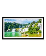 Nature Landscape Floating Frame Scenery Digital Print - 12x24 inch Modern Nature Wall Art for Living Room, Bedroom, Office, Hotels, Drawing Room Nature Landscape Floating Frame Scenery Digital Print - 12x24 inch Modern Nature Wall Art for Living Room, Bedroom, Office, Hotels, Drawing Room