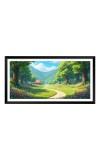 Nature Landscape Floating Frame Scenery Digital Print - 12x24 inch Modern Nature Wall Art for Living Room, Bedroom, Office, Hotels, Drawing Room Nature Landscape Floating Frame Scenery Digital Print - 12x24 inch Modern Nature Wall Art for Living Room, Bedroom, Office, Hotels, Drawing Room