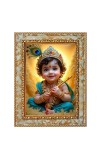 Lord Little Krishna Digital Print Photo 6.7x8.7 inches (I24) - Vibrant Religious Wall Art for Home or Office Decor. Lord Little Krishna Digital Print Photo 6.7x8.7 inches (I24) - Vibrant Religious Wall Art for Home or Office Decor.