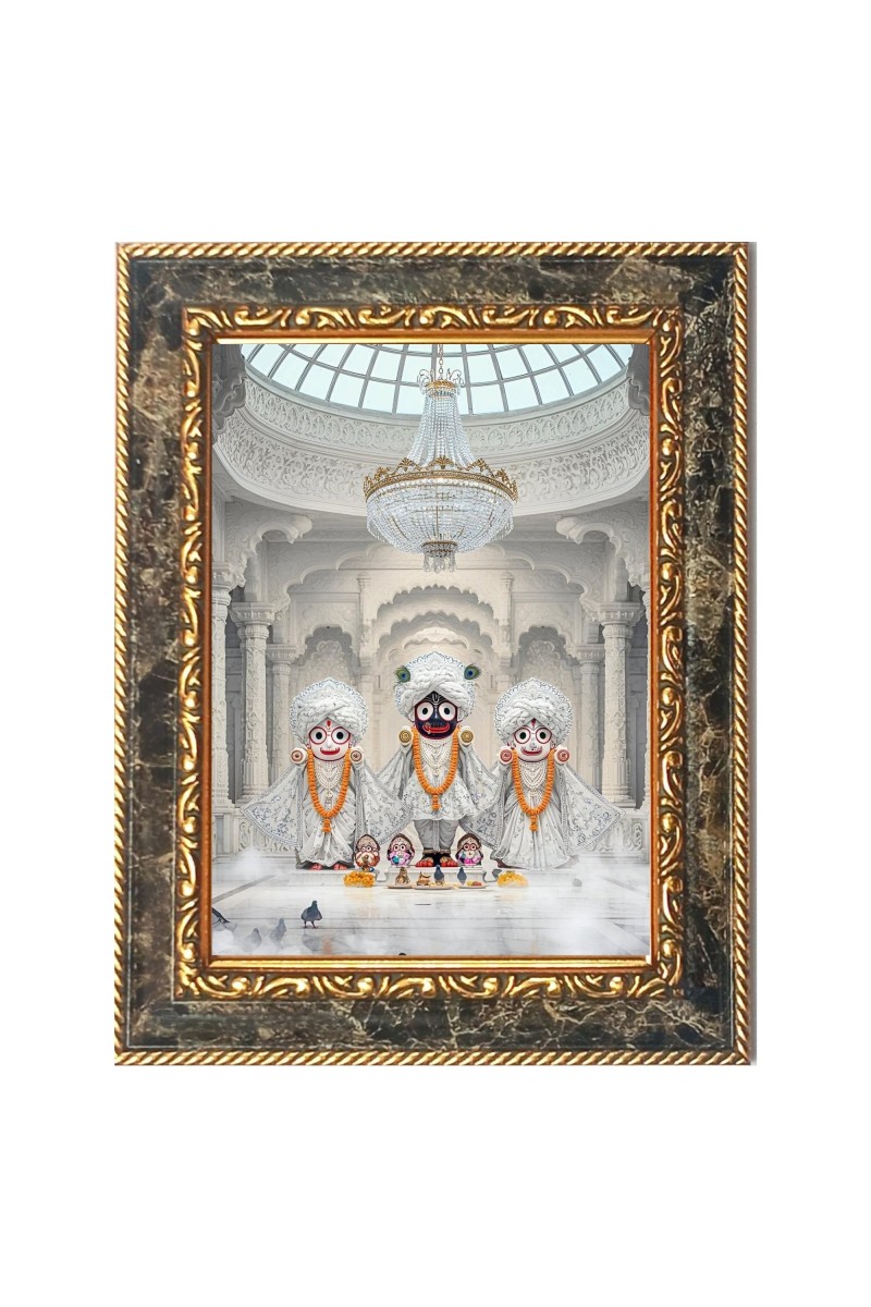 Lord Jagannath Digital Print Photo 6.7x8.7 inches  (I24) - Vibrant Religious Wall Art for Home or Office Decor.