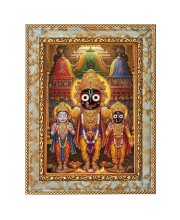  Jai Jagannath Digital Print Photo 6.7x8.7 inches  (I24) - Vibrant Religious Wall Art for Home or Office Decor.