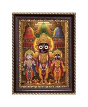 Jai Jagannath Digital Print Photo 6.7x8.7 inches  (I24) - Vibrant Religious Wall Art for Home or Office Decor.