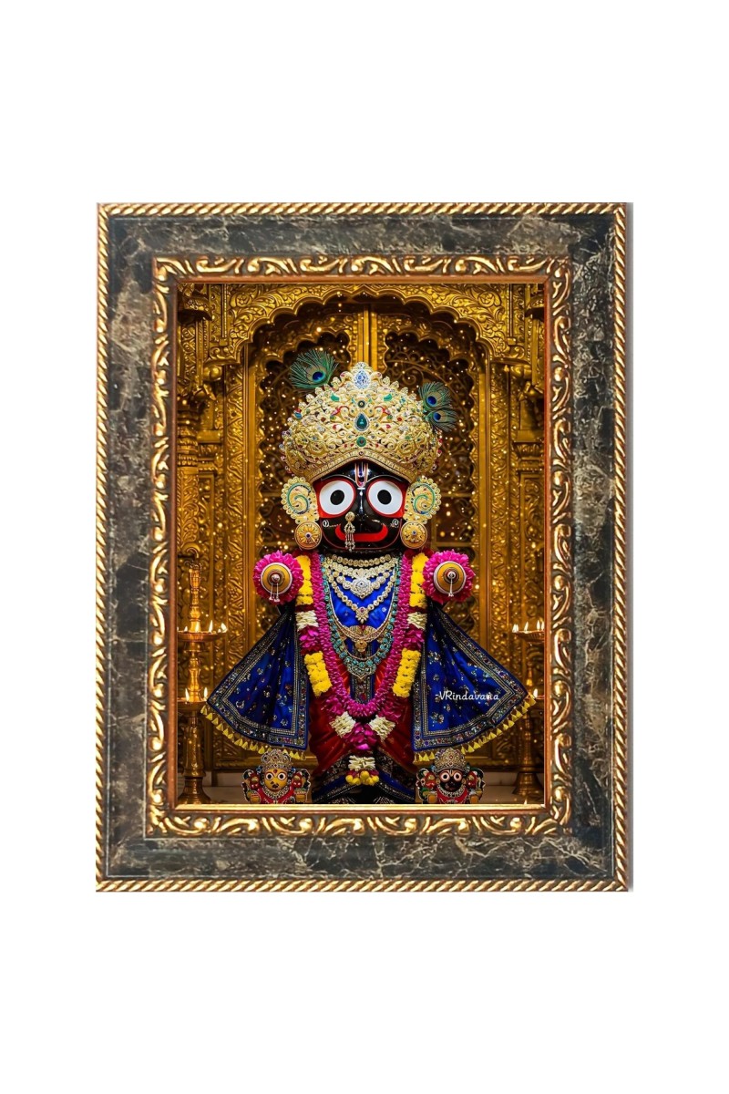 Lord jagannath Digital Print Photo 6.7x8.7 inches  (I24) - Vibrant Religious Wall Art for Home or Office Decor.