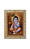Lord Baby Krishna Digital Print Photo 6.7x8.7 inches (I24) - Vibrant Religious Wall Art for Home or Office Decor. Lord Baby Krishna Digital Print Photo 6.7x8.7 inches (I24) - Vibrant Religious Wall Art for Home or Office Decor.