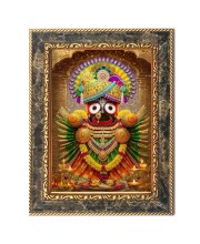 Lord Jagannath Digital Print Photo 6.7x8.7 inches  (I24) - Vibrant Religious Wall Art for Home or Office Decor.