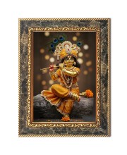 Divine Krishna Digital Print Photo 6.7x8.7 inches  (I24) - Vibrant Religious Wall Art for Home or Office Decor.