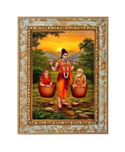  Shravan Kumar Digital Print Photo 6.7x8.7 inches  (I24) - Vibrant Religious Wall Art for Home or Office Decor.