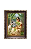 Krishna Yashoda Digital Print Photo 6.7x8.7 inches (I24) - Vibrant Religious Wall Art for Home or Office Decor. Krishna Yashoda Digital Print Photo 6.7x8.7 inches (I24) - Vibrant Religious Wall Art for Home or Office Decor.