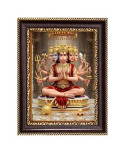 Lord Bajrang Bali Digital Print Photo 6.7x8.7 inches  (I24) - Vibrant Religious Wall Art for Home or Office Decor.