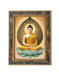 Buddhism Digital Print Photo 6.7x8.7 inches  (I24) - Vibrant Religious Wall Art for Home or Office Decor.