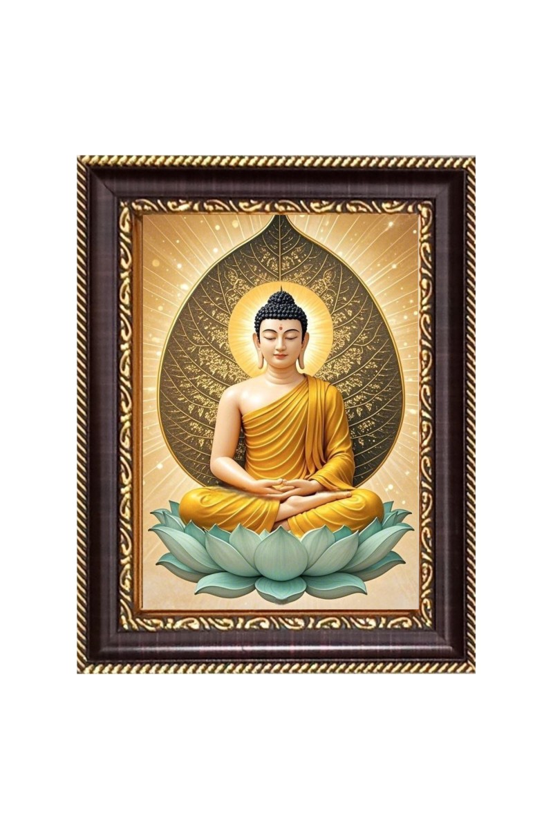 Buddhism Digital Print Photo 6.7x8.7 inches  (I24) - Vibrant Religious Wall Art for Home or Office Decor.