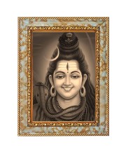 Har Har Mahadev  Digital Print Photo 6.7x8.7 inches  (I24) - Vibrant Religious Wall Art for Home or Office Decor.