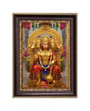 Jai Bajrang bali Digital Print Photo 6.7x8.7 inches  (I24) - Vibrant Religious Wall Art for Home or Office Decor.
