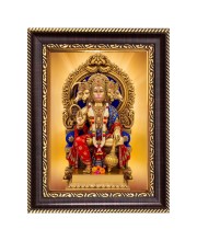 Lord Hanuman Ji Digital Print Photo 6.7x8.7 inches  (I24) - Vibrant Religious Wall Art for Home or Office Decor.