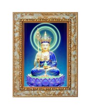 Buddhism Digital Print Photo 6.7x8.7 inches  (I24) - Vibrant Religious Wall Art for Home or Office Decor.