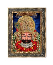 Shree Khatu Shyam Ji Digital Print Photo 6.7x8.7 inches  (I24) - Vibrant Religious Wall Art for Home or Office Decor.