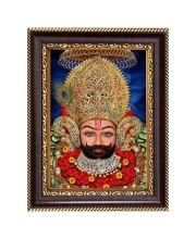 Shree Khatu Shyam Ji Digital Print Photo 6.7x8.7 inches  (I24) - Vibrant Religious Wall Art for Home or Office Decor.