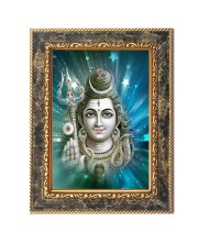 Lord Shiva Digital Print Photo 6.7x8.7 inches  (I24) - Vibrant Religious Wall Art for Home or Office Decor.