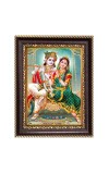 Shri Radha Krishna Digital Print Photo 6.7x8.7 inches  (I24) - Vibrant Religious Wall Art for Home or Office Decor.