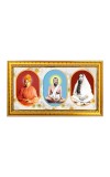 Swami,Raam krishna, maa sharada Photo Frame - 8x14 Inch Brown Wooden Frame | Hindu Gods Wall Decor for Home & Office Swami,Raam krishna, maa sharada Photo Frame - 8x14 Inch Brown Wooden Frame | Hindu Gods Wall Decor for Home & Office