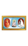 Swami,Raam krishna, maa sharada Photo Frame - 8x14 Inch Brown Wooden Frame | Hindu Gods Wall Decor for Home & Office Swami,Raam krishna, maa sharada Photo Frame - 8x14 Inch Brown Wooden Frame | Hindu Gods Wall Decor for Home & Office