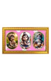 Baby krishna Photo Frame - 8x14 Inch Brown Wooden Frame | Hindu Gods Wall Decor for Home & Office Baby krishna Photo Frame - 8x14 Inch Brown Wooden Frame | Hindu Gods Wall Decor for Home & Office
