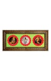 Lord tirupati, buddha, jesus Photo Frame - 8x14 Inch Brown Wooden Frame | Hindu Gods Wall Decor for Home & Office