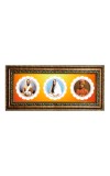 Shreeraam krishna, shree sharada maa, swami vivekananda Photo Frame - 8x14 Inch Brown Wooden Frame | Hindu Gods Wall Decor for Home & Office Shreeraam krishna, shree sharada maa, swami vivekananda Photo Frame - 8x14 Inch Brown Wooden Frame | Hindu Gods Wall Decor for Home & Office