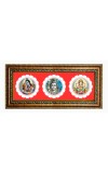 Lord shiv, ganesh Photo Frame - 8x14 Inch Brown Wooden Frame | Hindu Gods Wall Decor for Home & Office
