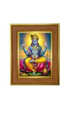 Divine lord vishnu Photo Frame 10x14 Inches-Brown Wooden Frame for Home , Office & Temple Decoration and Gifting Divine lord vishnu Photo Frame 10x14 Inches-Brown Wooden Frame for Home , Office & Temple Decoration and Gifting
