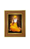 Guru nanak dev ji Photo Frame 10x14 Inches-Brown Wooden Frame for Home , Office & Temple Decoration and Gifting Guru nanak dev ji Photo Frame 10x14 Inches-Brown Wooden Frame for Home , Office & Temple Decoration and Gifting