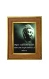 Lord buddha Photo Frame  10x14 Inches-Brown Wooden Frame for Home , Office & Temple Decoration and Gifting