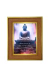 Buddha Photo Frame 10x14 Inches-Brown Wooden Frame for Home , Office & Temple Decoration and Gifting Buddha Photo Frame 10x14 Inches-Brown Wooden Frame for Home , Office & Temple Decoration and Gifting
