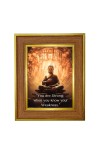 Buddha Photo Frame 10x14 Inches-Brown Wooden Frame for Home , Office & Temple Decoration and Gifting Buddha Photo Frame 10x14 Inches-Brown Wooden Frame for Home , Office & Temple Decoration and Gifting