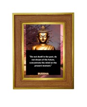 Buddha Photo Frame 10x14 Inches-Brown Wooden Frame for Home , Office & Temple Decoration and Gifting Buddha Photo Frame 10x14 Inches-Brown Wooden Frame for Home , Office & Temple Decoration and Gifting